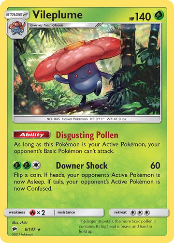 Vileplume [6/147] [Burning Shadows] Holofoil
