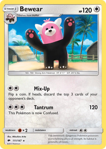 Bewear [111/147] [Burning Shadows] Reverse Holofoil