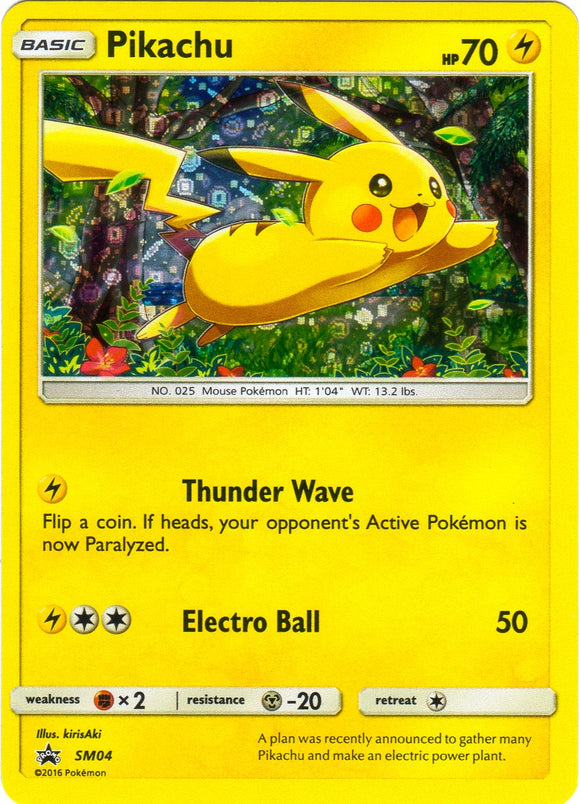 Pikachu (General Mills) [SM04] [Sun & Moon Promos] Holofoil