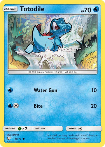 Totodile [18/73] [Shining Legends] Reverse Holofoil