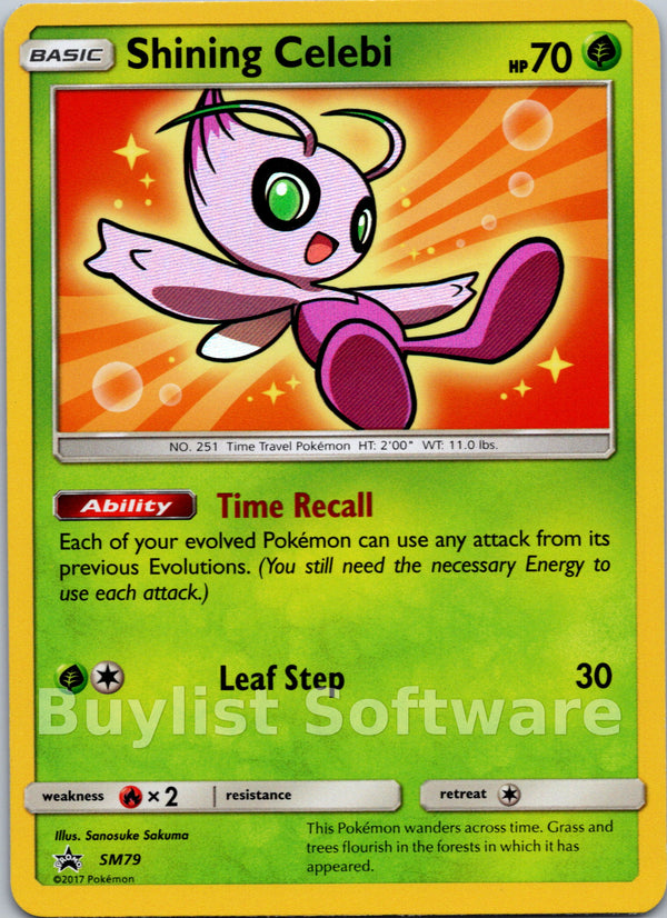 Shining Celebi [SM79] [Sun & Moon Promos] Holofoil