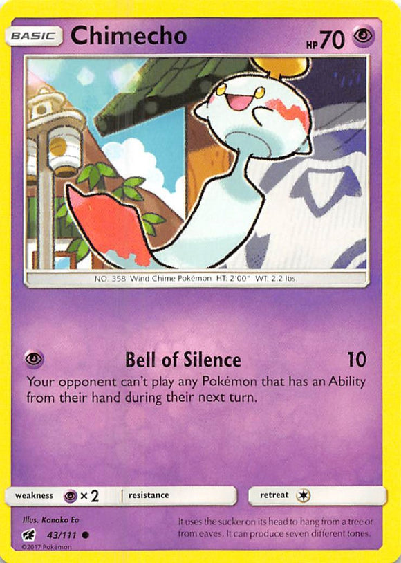 Chimecho [43/111] [Crimson Invasion] Reverse Holofoil
