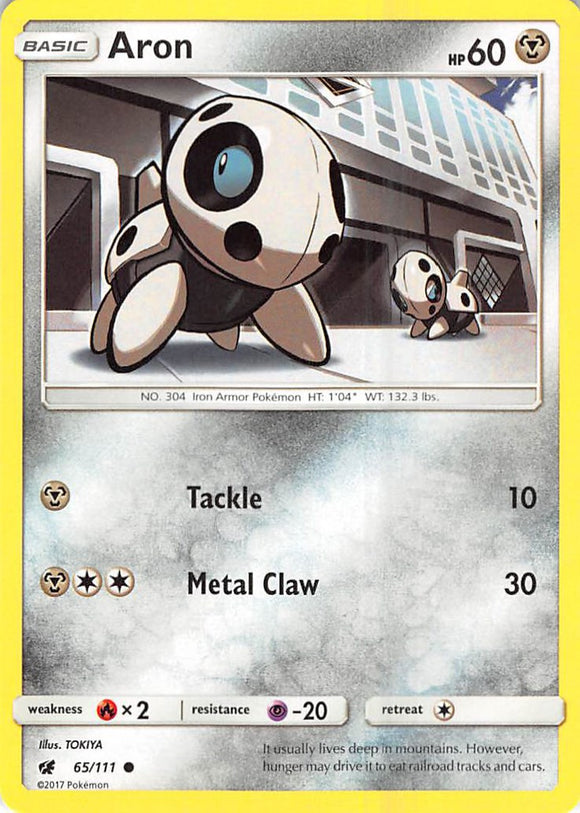 Aron [65/111] [Crimson Invasion] Reverse Holofoil