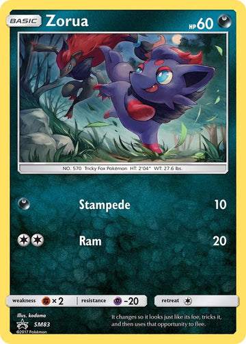 Zorua [SM83] [Sun & Moon Promos] Holofoil