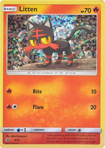 Litten [003/012] [McDonald's Promos 2017] Holofoil