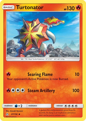 Turtonator [27/156] [Ultra Prism] Reverse Holofoil