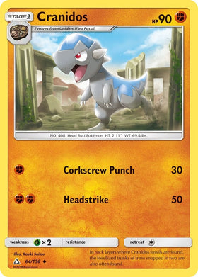 Cranidos [64/156] [Ultra Prism] Reverse Holofoil