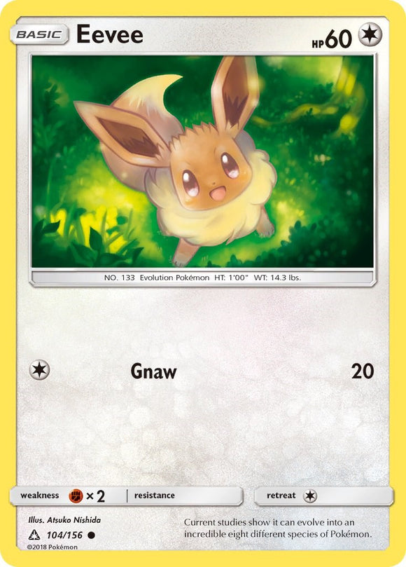 Eevee (104) [104/156] [Ultra Prism] Reverse Holofoil
