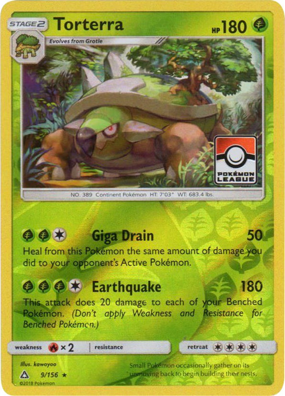 Torterra (Pokemon League) [009/156] [League & Championship Cards] Reverse Holofoil