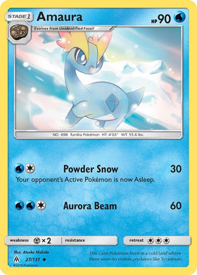 Amaura [27/131] [Forbidden Light] Reverse Holofoil
