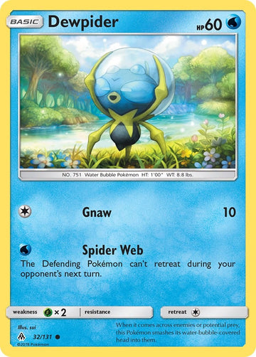 Dewpider [32/131] [Forbidden Light] Reverse Holofoil