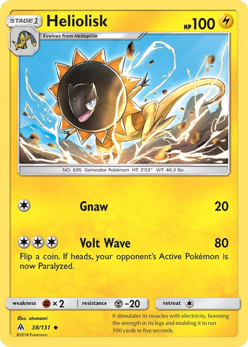 Heliolisk [38/131] [Forbidden Light] Reverse Holofoil