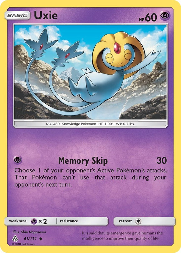 Uxie [41/131] [Forbidden Light] Reverse Holofoil
