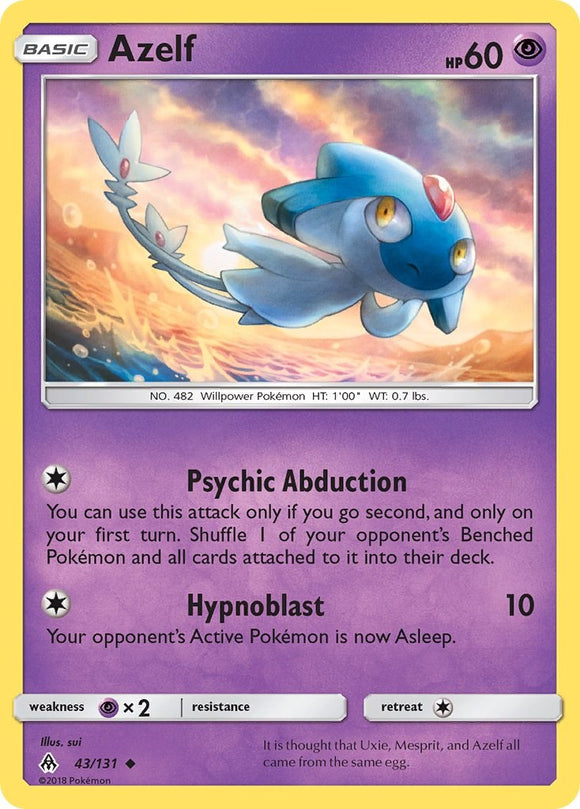 Azelf [43/131] [Forbidden Light] Reverse Holofoil