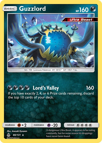 Guzzlord [80/131] [Forbidden Light] Holofoil