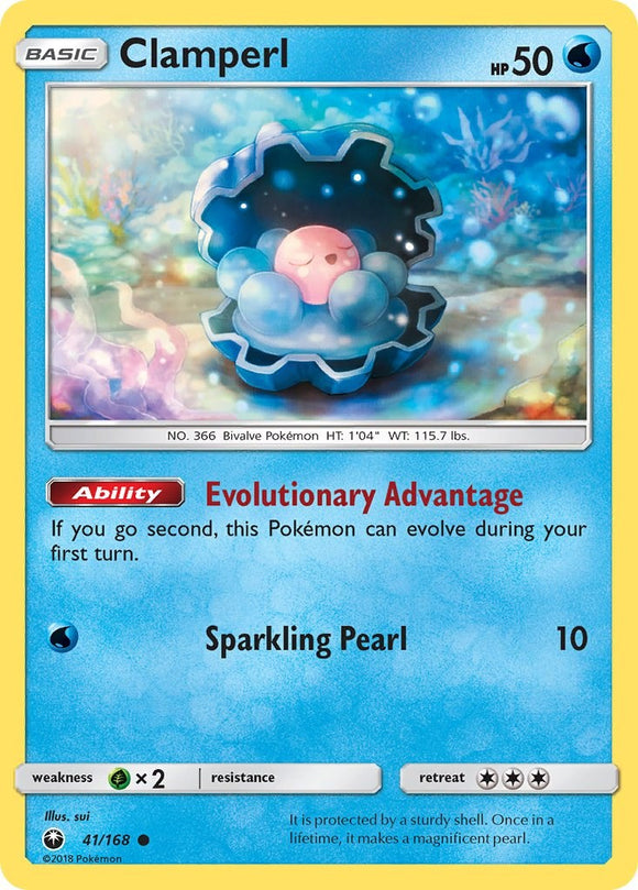 Clamperl [41/168] [Celestial Storm] Reverse Holofoil