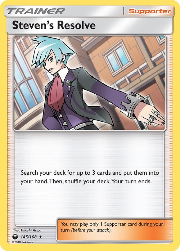Steven's Resolve [145/168] [Celestial Storm] Reverse Holofoil