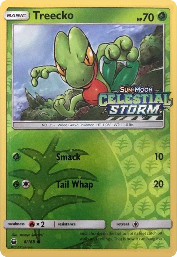 Treecko (Toys R Us) [008/168] [Celestial Storm] Reverse Holofoil