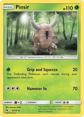 Pinsir [4/214] [Lost Thunder] Reverse Holofoil