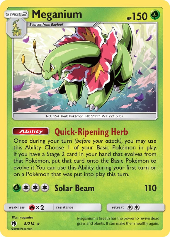 Meganium [8/214] [Lost Thunder] Holofoil