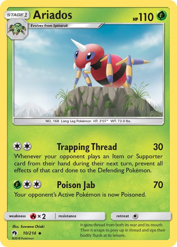 Ariados [10/214] [Lost Thunder] Reverse Holofoil