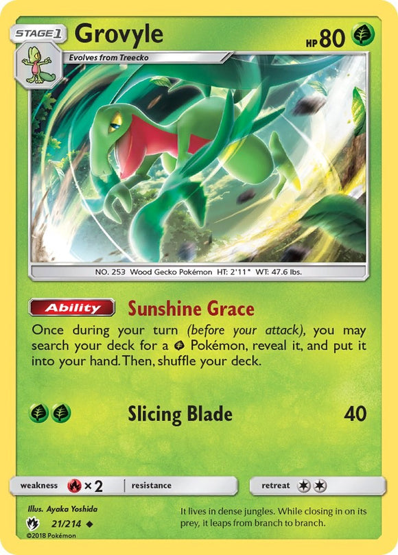 Grovyle [21/214] [Lost Thunder]