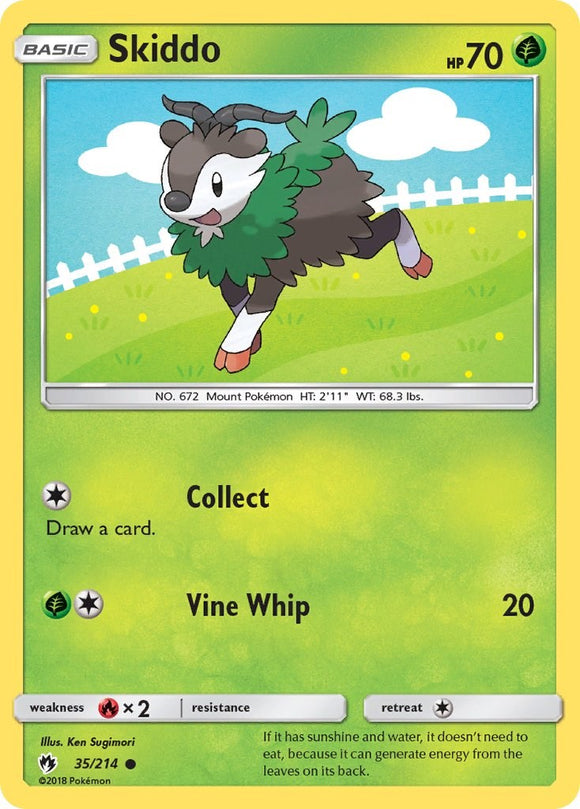 Skiddo [35/214] [Lost Thunder] Reverse Holofoil