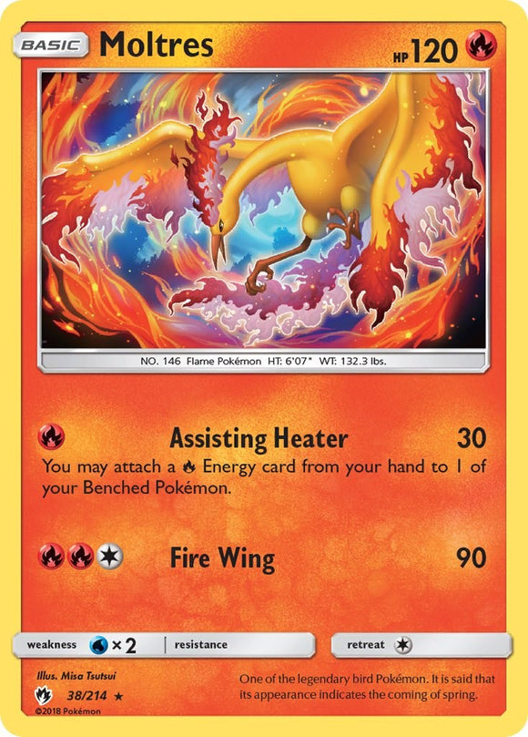 Moltres [38/214] [Lost Thunder] Reverse Holofoil