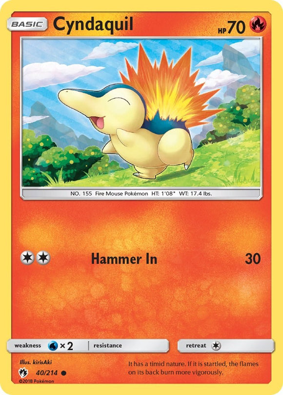 Cyndaquil (40) [40/214] [Lost Thunder]