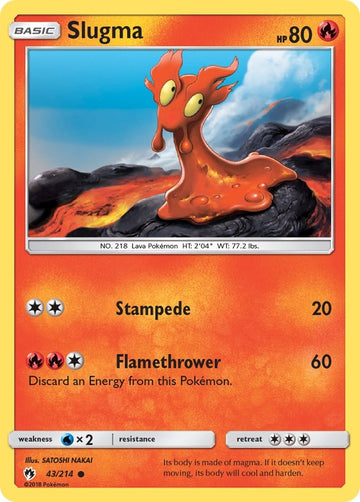 Slugma [43/214] [Lost Thunder]