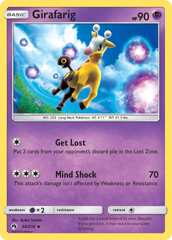 Girafarig [94/214] [Lost Thunder] Reverse Holofoil