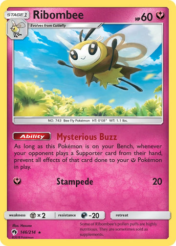Ribombee [146/214] [Lost Thunder] Reverse Holofoil