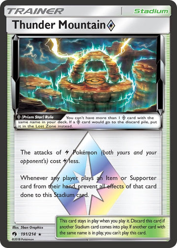 Thunder Mountain Prism Star [191/214] [Lost Thunder] Holofoil