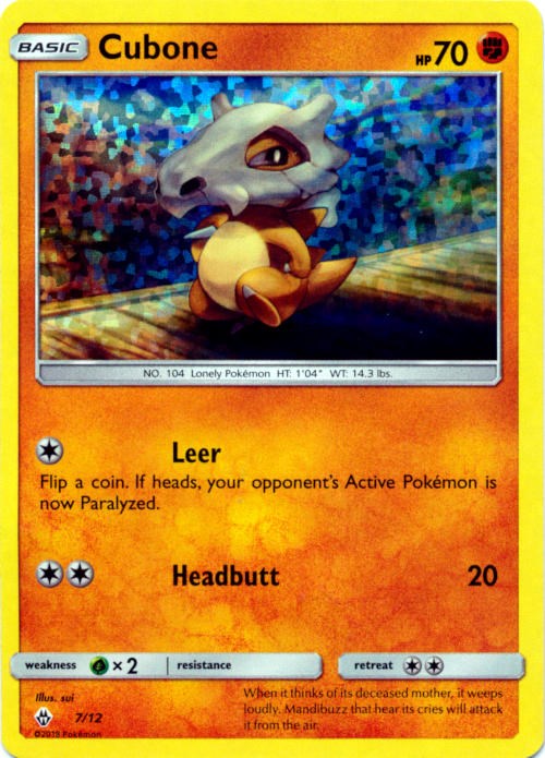 Cubone [007/012] [McDonald's Promos 2018] Holofoil