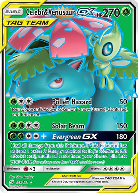 Celebi & Venusaur GX [159/181] [Team Up] Holofoil