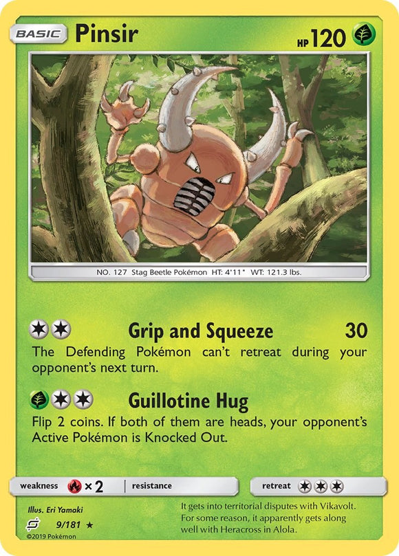 Pinsir [9/181] [Team Up] Reverse Holofoil