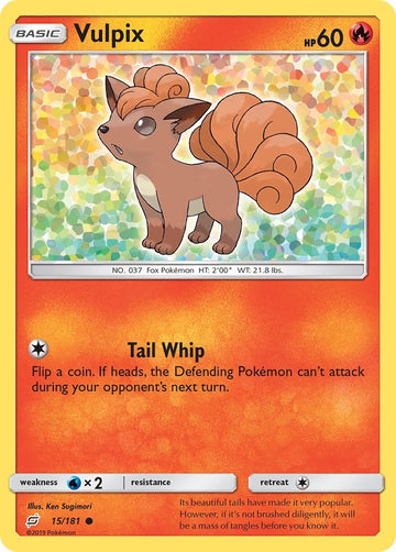 Vulpix [15/181] [Team Up] Reverse Holofoil