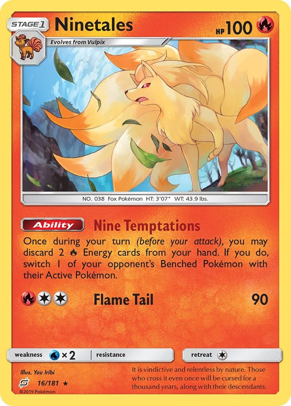 Ninetales [16/181] [Team Up] Reverse Holofoil