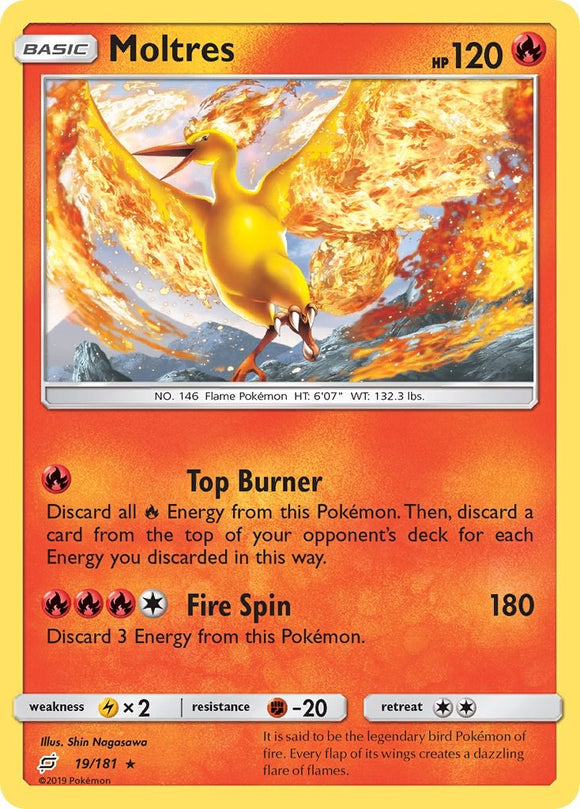 Moltres [19/181] [Team Up] Reverse Holofoil