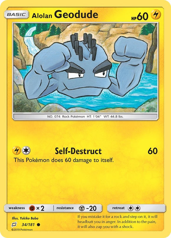 Alolan Geodude (34) [34/181] [Team Up]