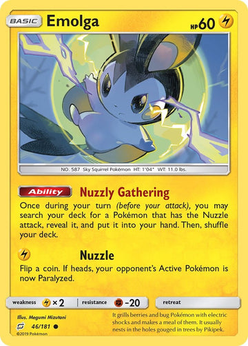 Emolga [46/181] [Team Up] Reverse Holofoil