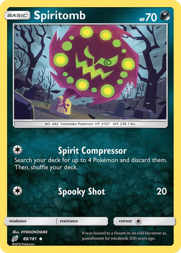 Spiritomb [89/181] [Team Up] Reverse Holofoil