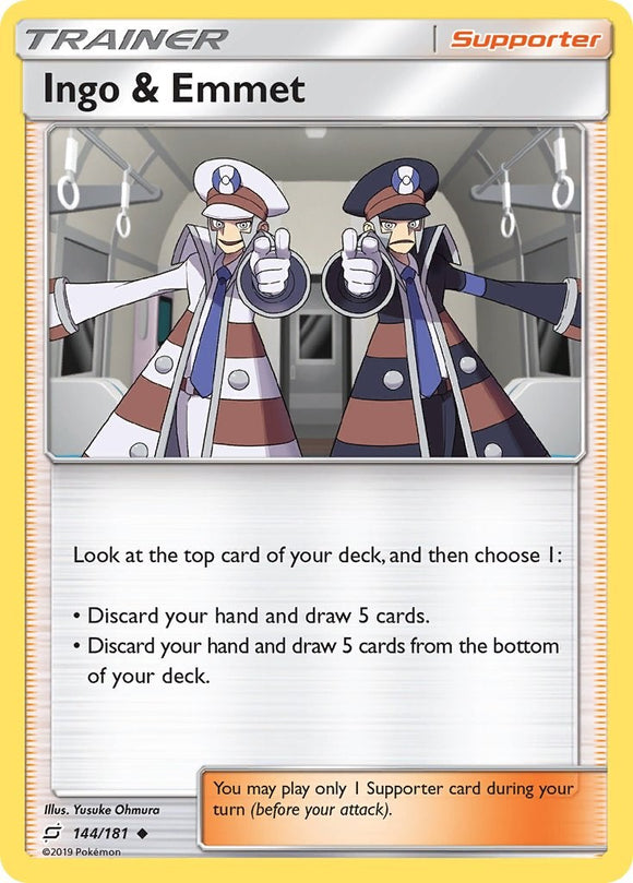 Ingo & Emmet [144/181] [Team Up] Reverse Holofoil
