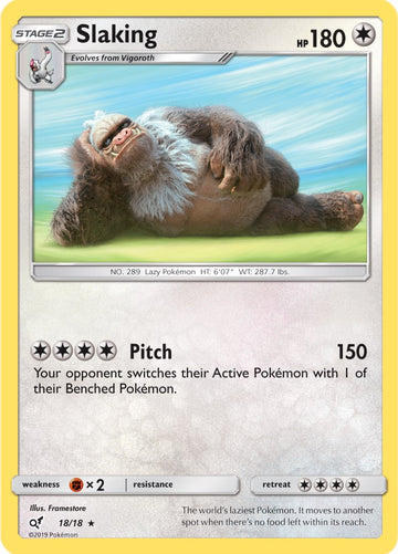 Slaking [18/18] [Detective Pikachu] Holofoil