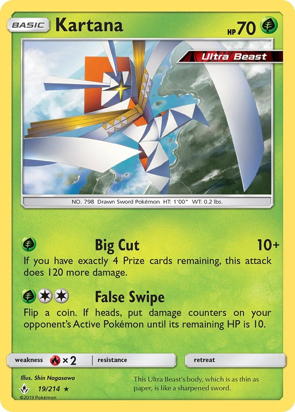 Kartana [19/214] [Unbroken Bonds] Reverse Holofoil