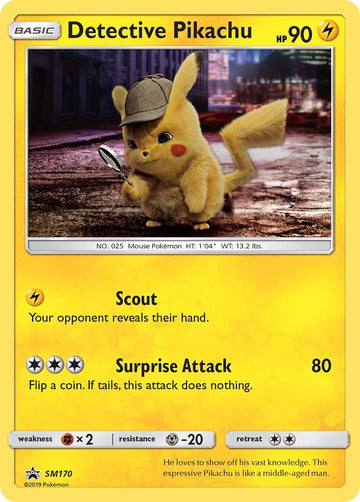 Detective Pikachu [SM170] [Sun & Moon Promos] Holofoil