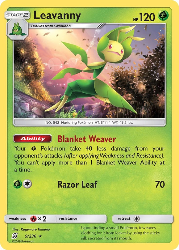 Leavanny [9/236] [Unified Minds] Reverse Holofoil