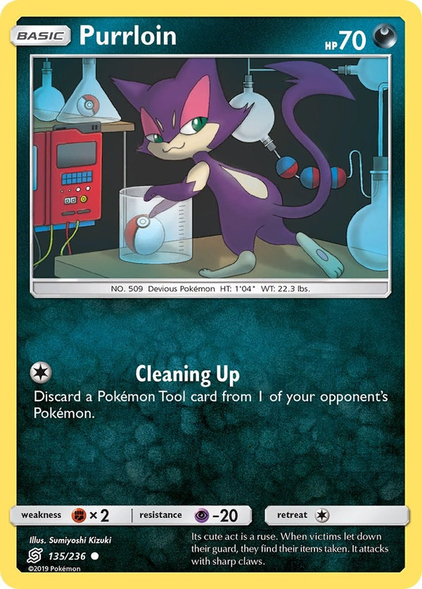 Purrloin [135/236] [Unified Minds] Reverse Holofoil
