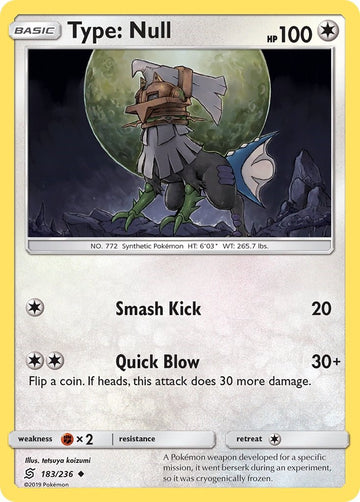 Type: Null [183/236] [Unified Minds] Reverse Holofoil