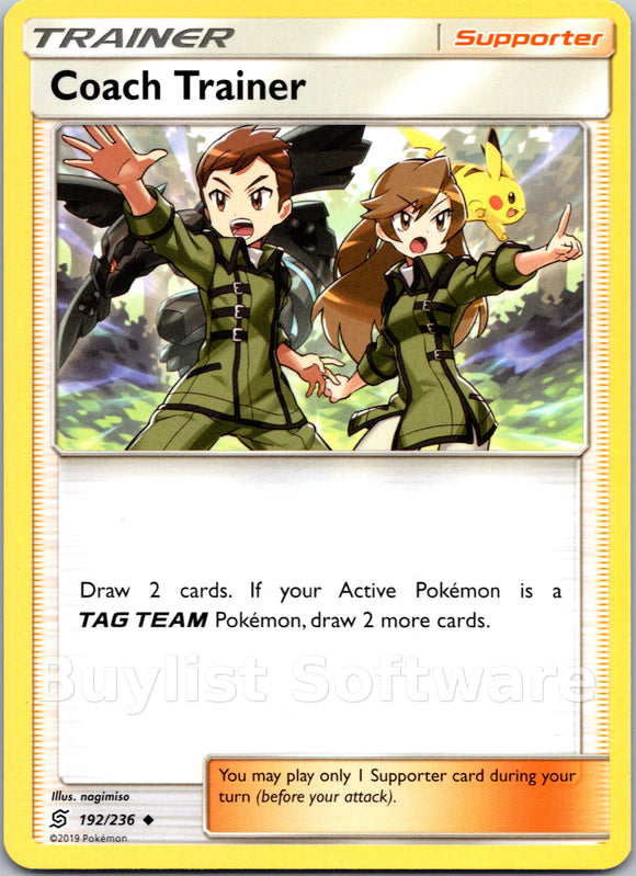 Coach Trainer [192/236] [Unified Minds] Reverse Holofoil